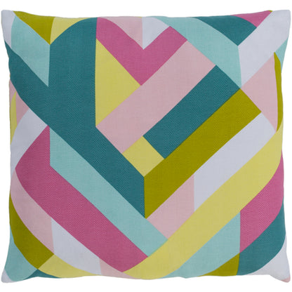 Teori Indoor/Outdoor Pillow by Surya. Made from 100% cotton in a modern style.