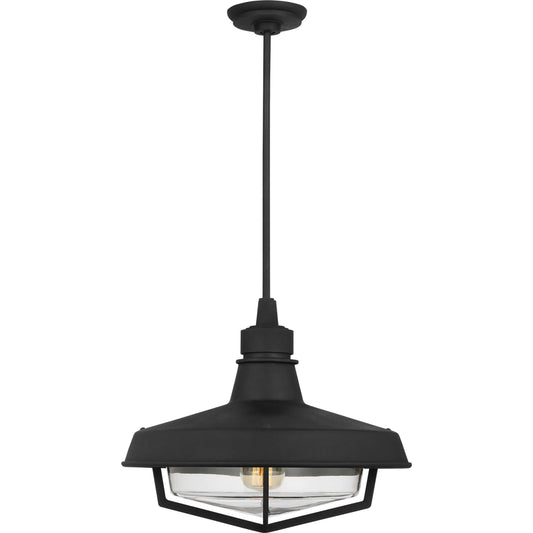 Hollis Large Pendant by Visual Comfort & Co. in textured black. Made from unique in a unique style.
