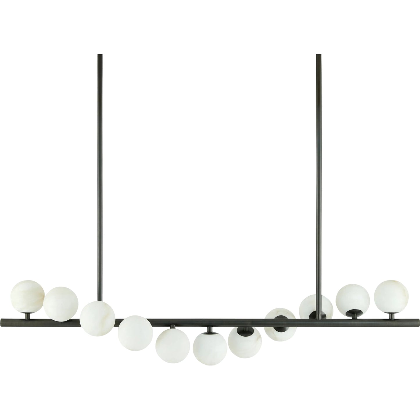 001 SI-2460034 | Primary Silo | Taloura Pendant by Surya in metallic brass, white, translucent. Made from iron, stone in a modern style.