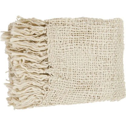 Tobias - 24758 by Surya in ivory. Made from 70% acrylic, 30% wool in a traditional style.