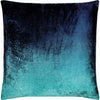 Emerald, Dark Blue / Down Feather / 18" x 18"