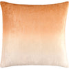 Burnt Sienna, Peach, Ivory / Down Feather / 18" x 18"