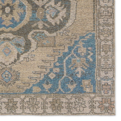 Todori Nithas Rug by Vibe by Jaipur Living in green, blue. Made from 100% polyester in a unique style.