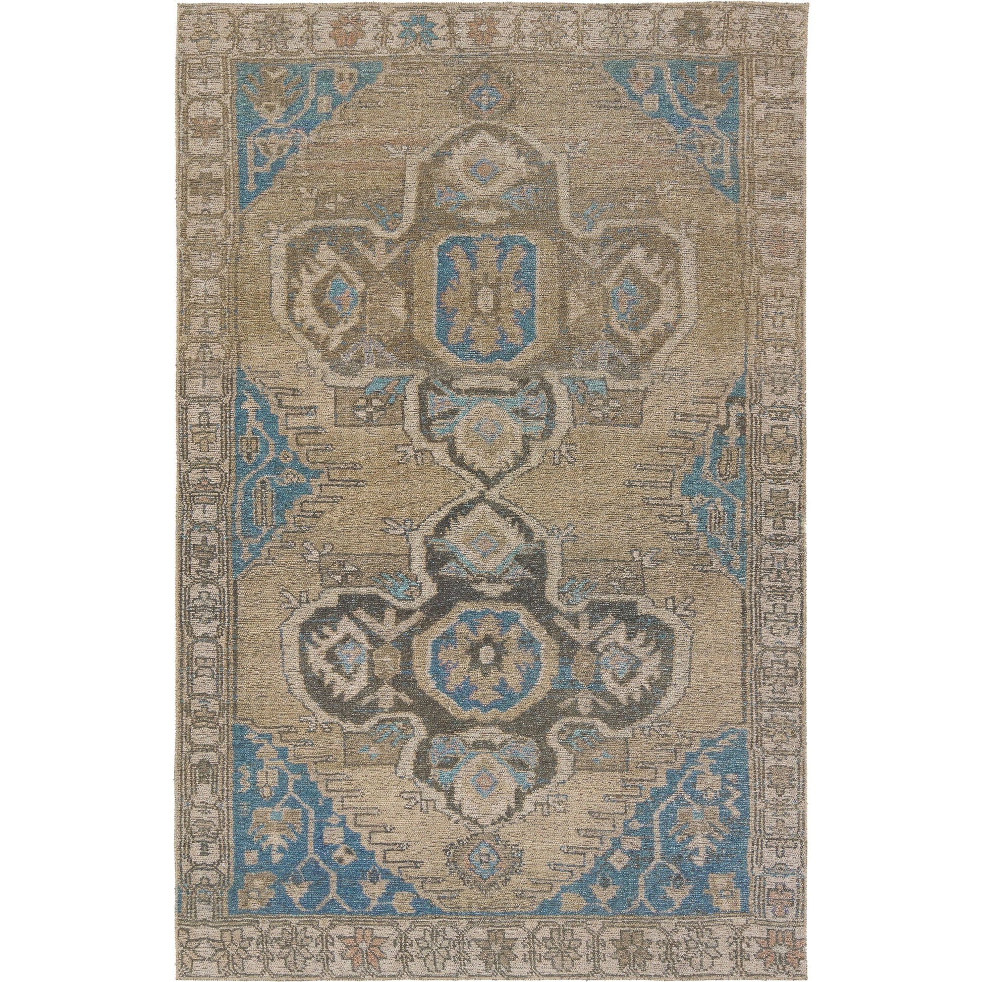 Todori Nithas Rug by Vibe by Jaipur Living in green, blue. Made from 100% polyester in a unique style.