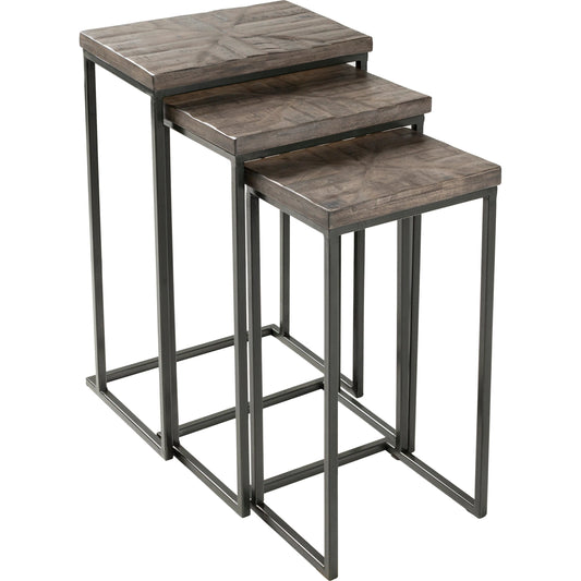 001 SI-1914165 | Additional Silo | Troyes - 25842 by Livabliss in gray and naturalnatural. Made from top: wood, base: steel in a modern style.