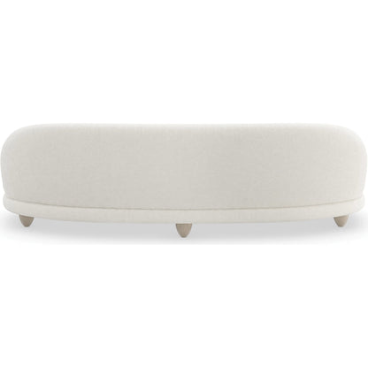 Tulum 110" Sofa by Caracole in sabbia. Made from ash, japanese sen in a transitional style.