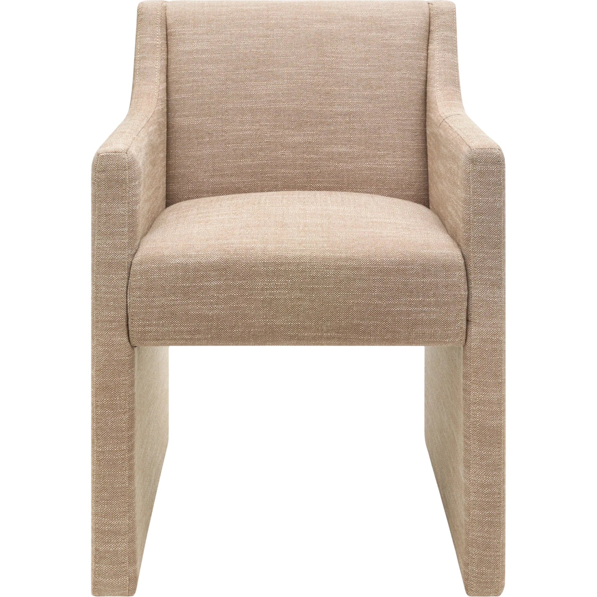 Toko Dining Chair by Surya in hemp and natural. Made from hemp, polyester, polyurethane foam in a transitional style.