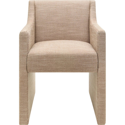 Toko Dining Chair by Surya in hemp and natural. Made from hemp, polyester, polyurethane foam in a transitional style.