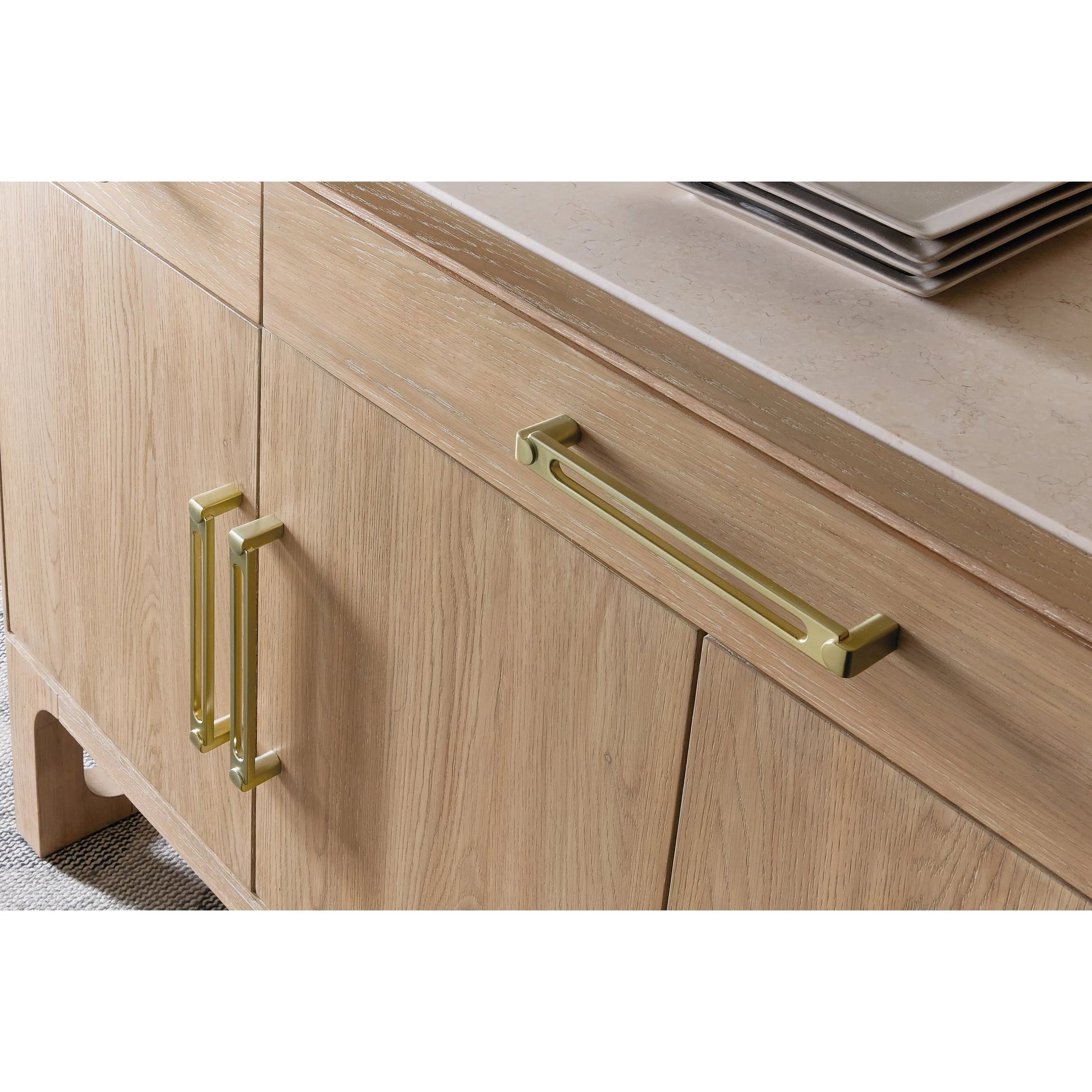 Banyon Bay Buffet by Hooker Furniture in light wood. Made from unique in a transitional style.
