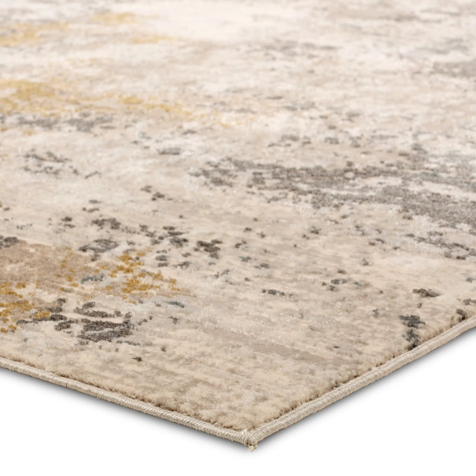 Toprak TOP01 Rug by Jaipur Living in tan. Made from 100% polyester in a unique style.