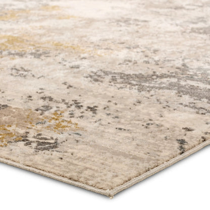 Toprak TOP01 Rug by Jaipur Living in tan. Made from 100% polyester in a unique style.