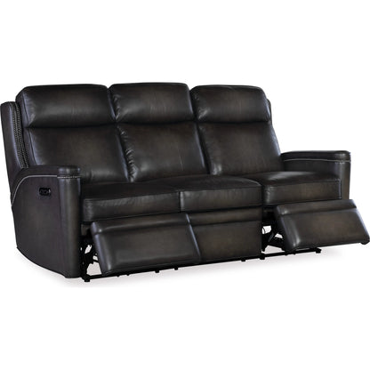 Hamilton Power Sofa with Power Headrest by Hooker Furniture. Made from unique in a traditional style.