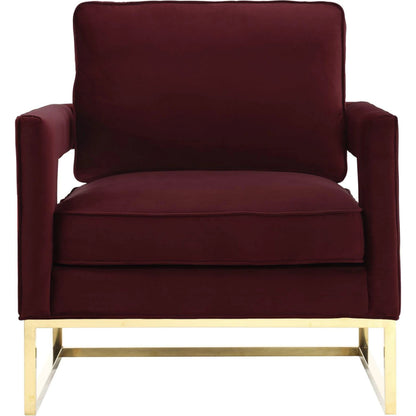 Avery Chair by TOV Furniture in gold. Made from unique in a modern style.