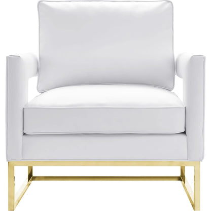 Avery Chair by TOV Furniture in gold. Made from unique in a modern style.