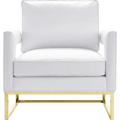 Avery Chair by TOV Furniture in gold. Made from unique in a modern style.