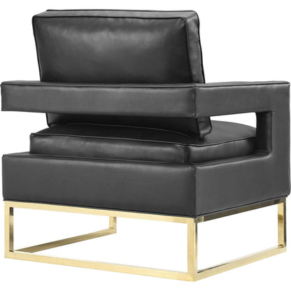 Avery Chair by TOV Furniture in gold. Made from unique in a modern style.