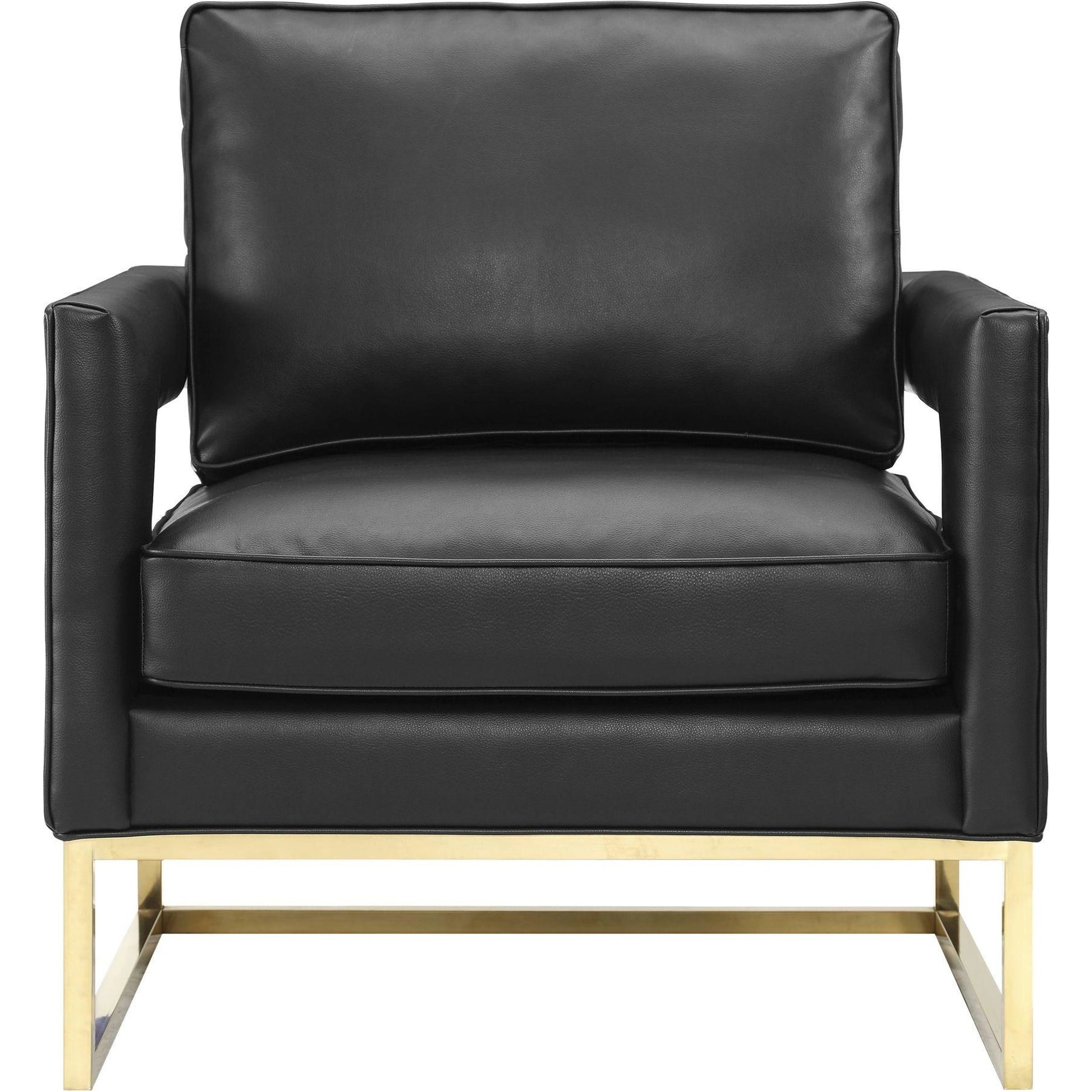 Avery Chair by TOV Furniture in gold. Made from unique in a modern style.
