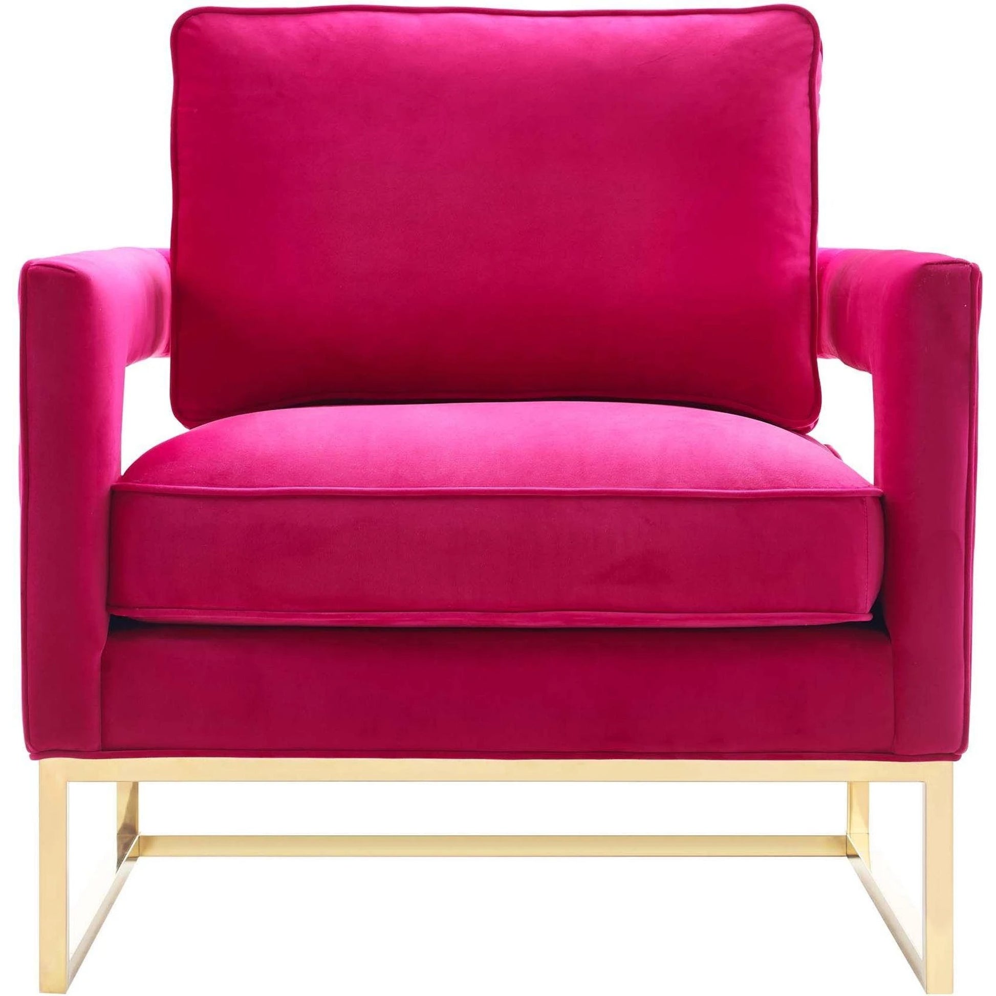 Avery Chair by TOV Furniture in gold. Made from unique in a modern style.