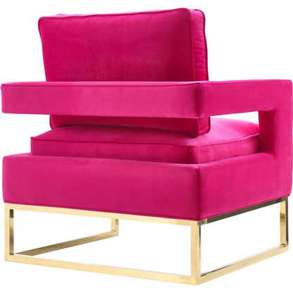Avery Chair by TOV Furniture in gold. Made from unique in a modern style.