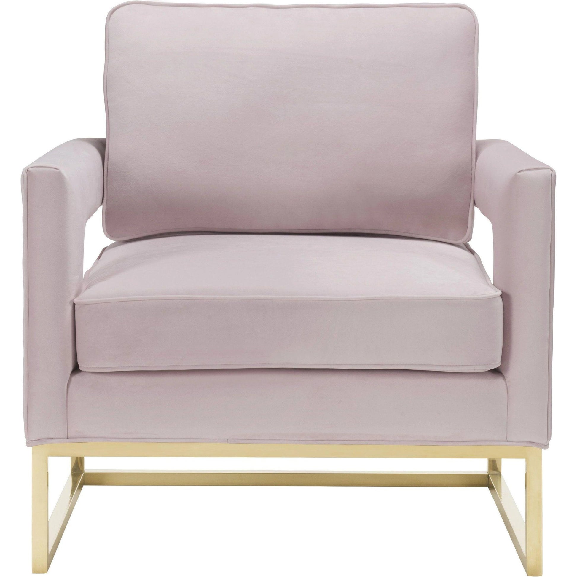 Avery Chair by TOV Furniture in gold. Made from unique in a modern style.