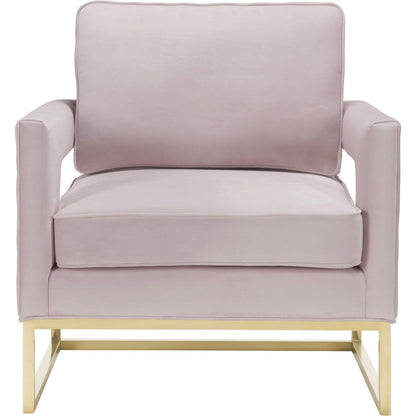 Avery Chair by TOV Furniture in gold. Made from unique in a modern style.