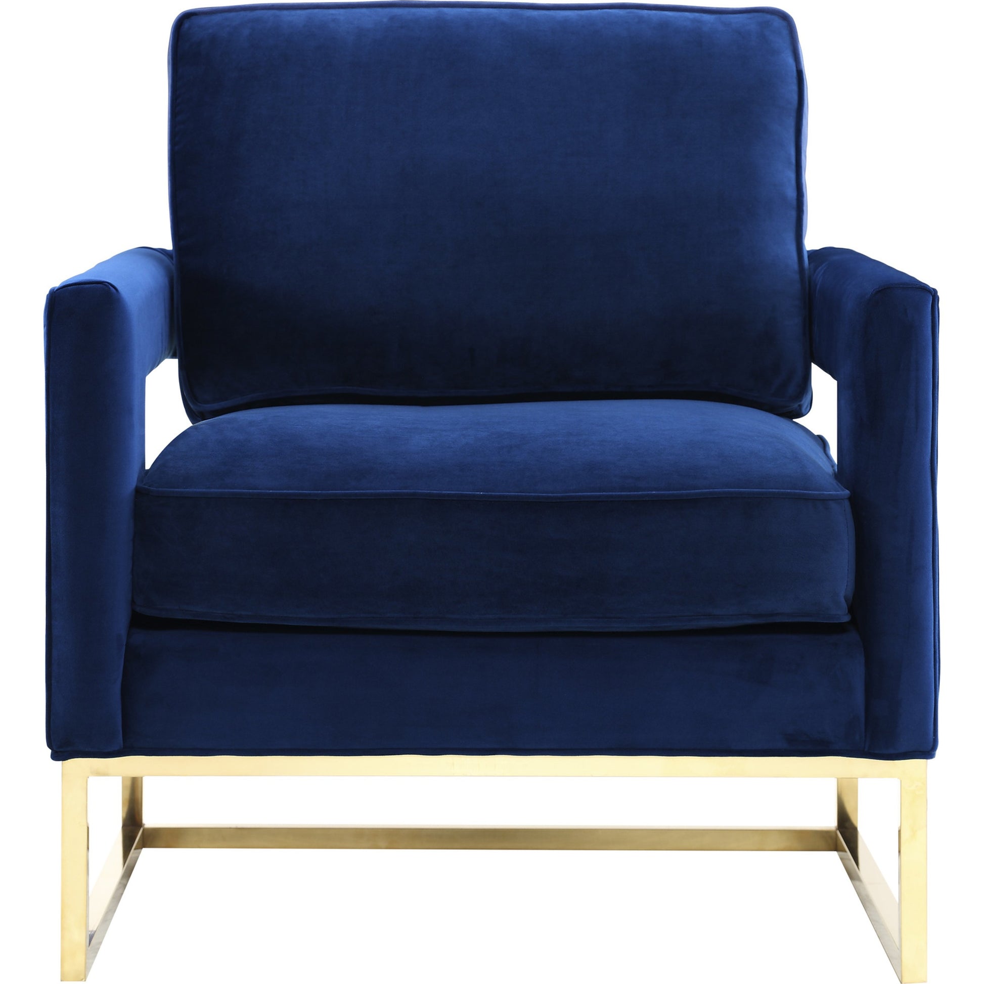 Avery Chair by TOV Furniture in gold. Made from unique in a modern style.