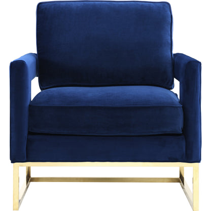 Avery Chair by TOV Furniture in gold. Made from unique in a modern style.