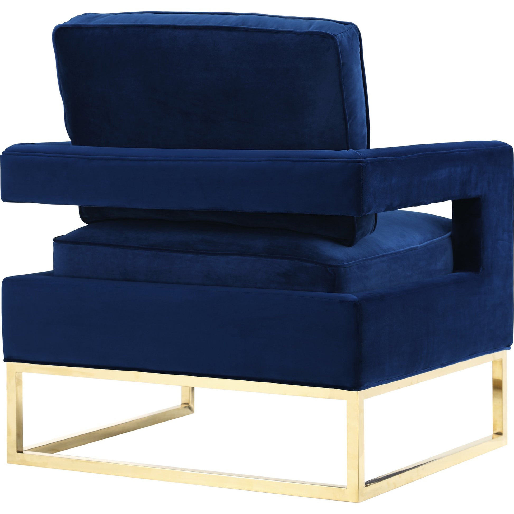 Avery Chair by TOV Furniture in gold. Made from unique in a modern style.
