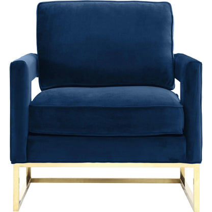 Avery Chair by TOV Furniture in gold. Made from unique in a modern style.