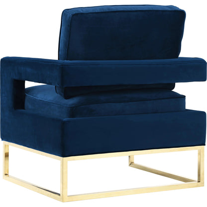 Avery Chair by TOV Furniture in gold. Made from unique in a modern style.