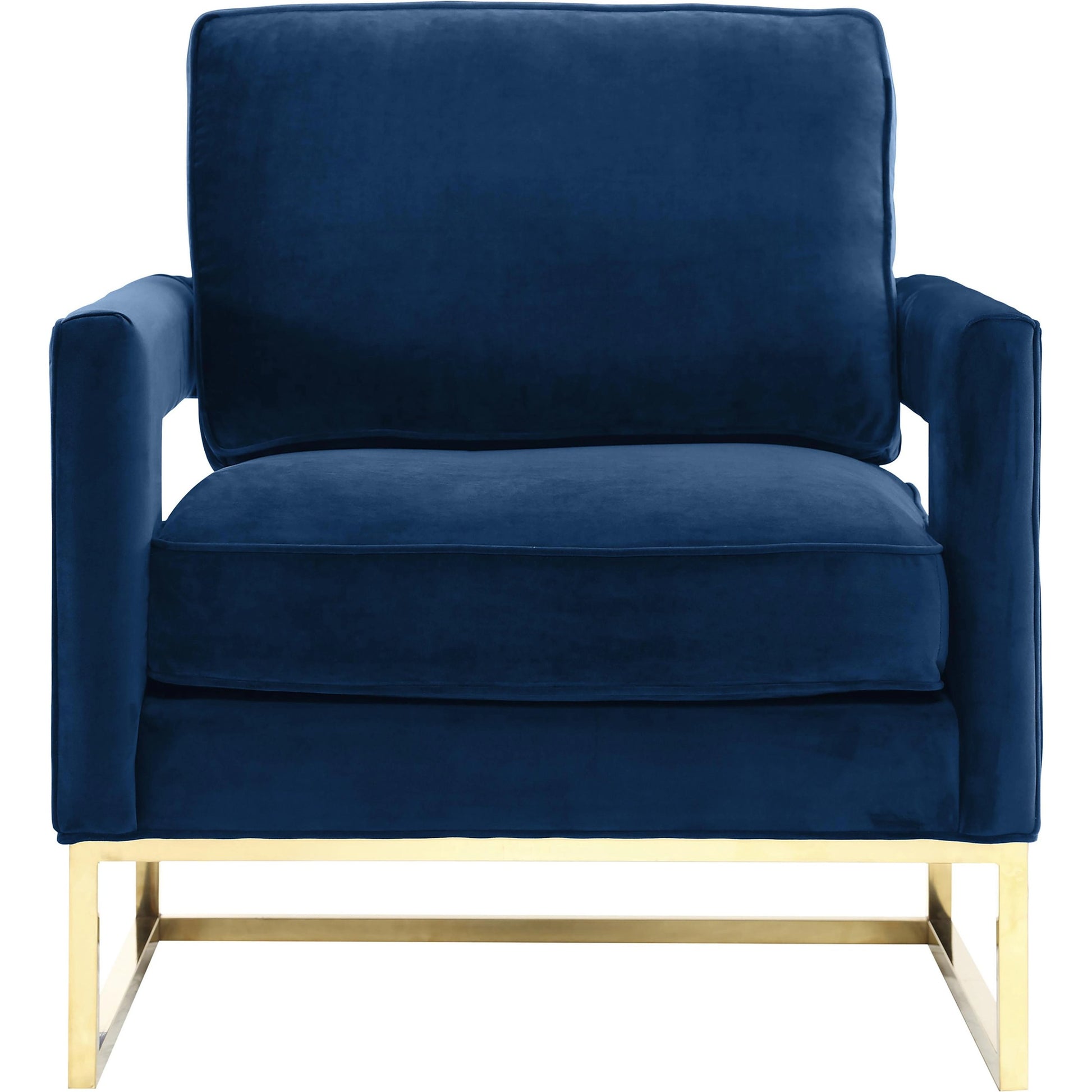 Avery Chair by TOV Furniture in gold. Made from unique in a modern style.