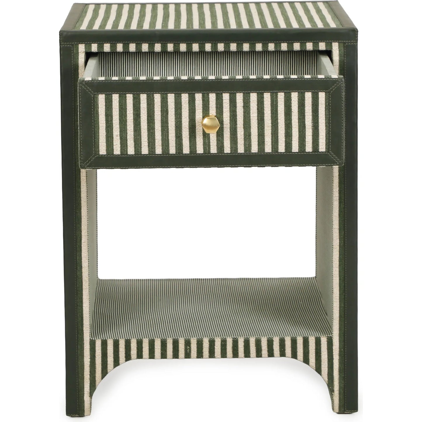 005 SI-2527420 | Additional Silo | Kora Cotton Jute 1-Drawer Designer Nightstand by TOV Furniture. Made from fabric, mdf in a unique style.