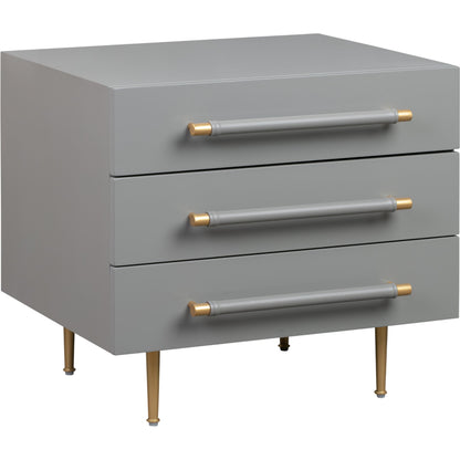 Trident Nightstand by TOV Furniture. Made from unique in a modern style.