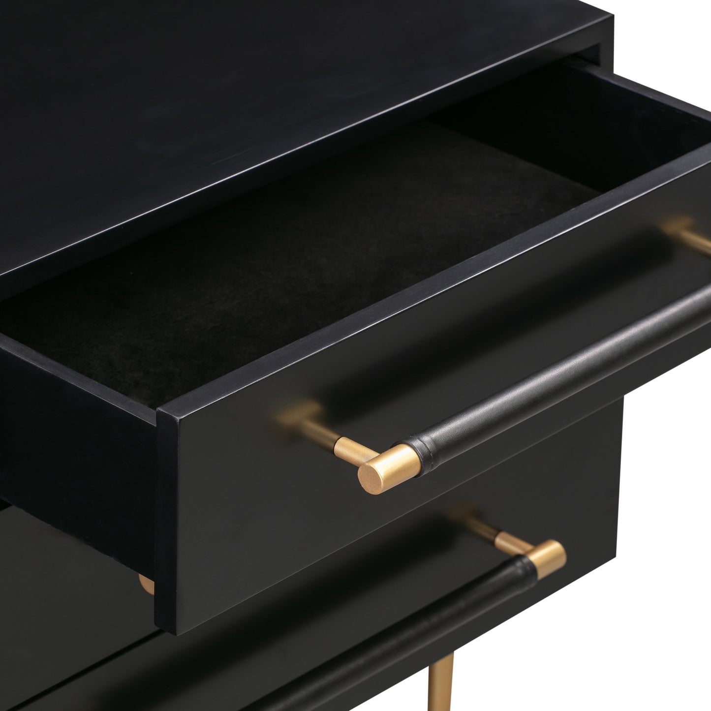 022 SI-1787286 | Closeup | Trident Nightstand by TOV Furniture. Made from unique in a modern style.