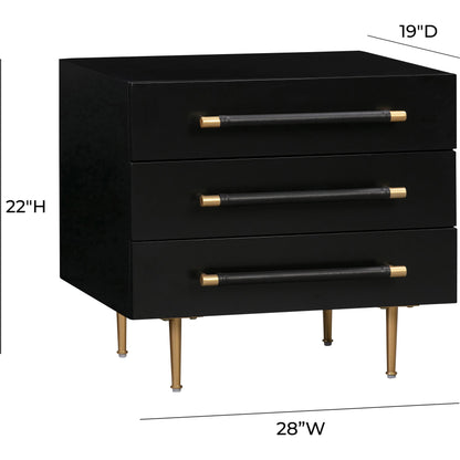 Trident Nightstand by TOV Furniture. Made from unique in a modern style.