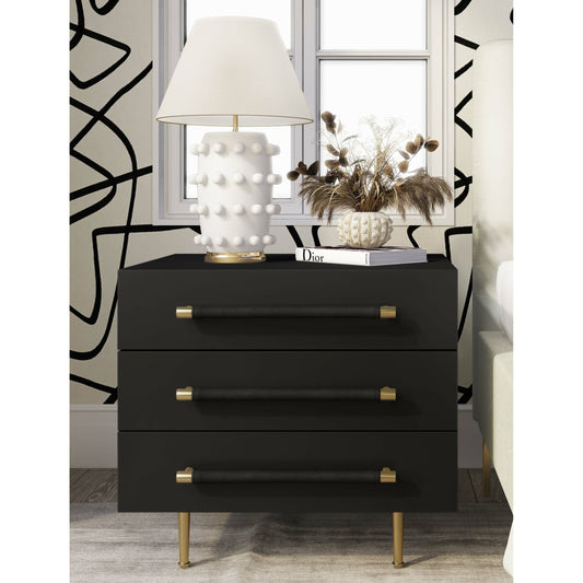 Trident Nightstand by TOV Furniture. Made from unique in a modern style.