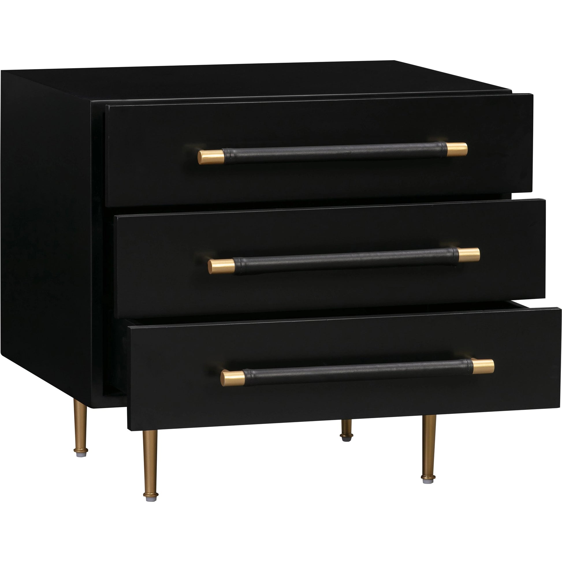 Trident Nightstand by TOV Furniture. Made from unique in a modern style.