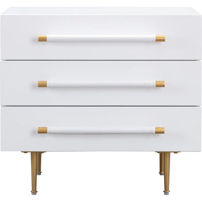 Trident Nightstand by TOV Furniture. Made from unique in a modern style.