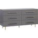 Trident 6 Drawer Dresser by TOV Furniture. Made from unique in a transitional style.