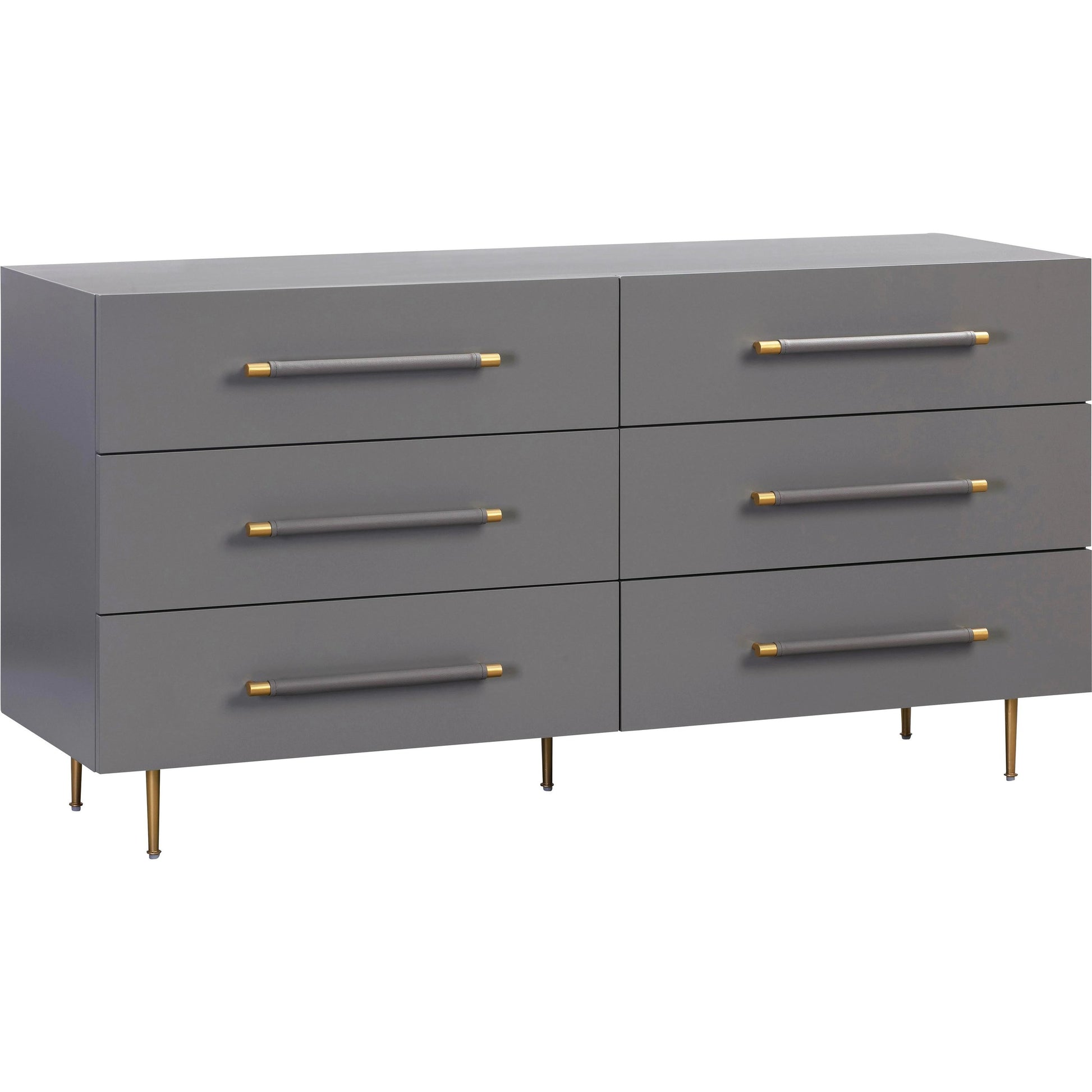 Trident 6 Drawer Dresser by TOV Furniture. Made from unique in a transitional style.