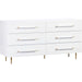 Trident 6 Drawer Dresser by TOV Furniture. Made from unique in a transitional style.