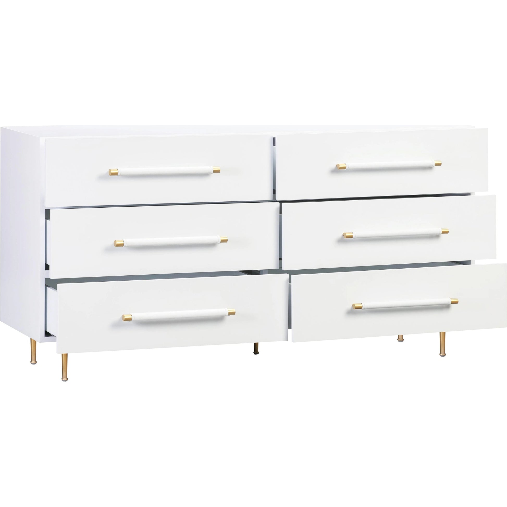 Trident 6 Drawer Dresser by TOV Furniture. Made from unique in a transitional style.