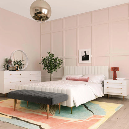 Trident 6 Drawer Dresser by TOV Furniture. Made from unique in a transitional style.