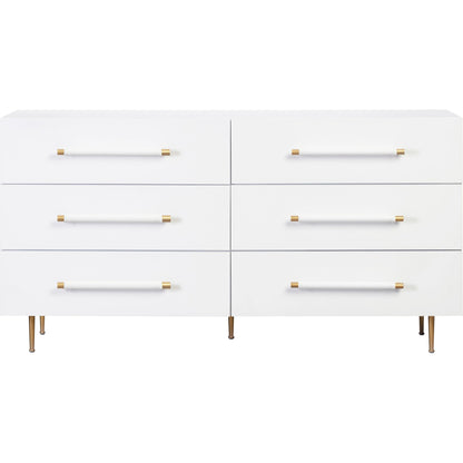Trident 6 Drawer Dresser by TOV Furniture. Made from unique in a transitional style.