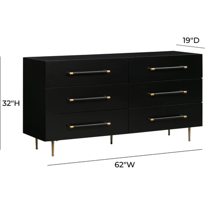 Trident 6 Drawer Dresser by TOV Furniture. Made from unique in a transitional style.