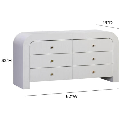 Hump 6 Drawer Dresser by TOV Furniture. Made from unique in a modern style.
