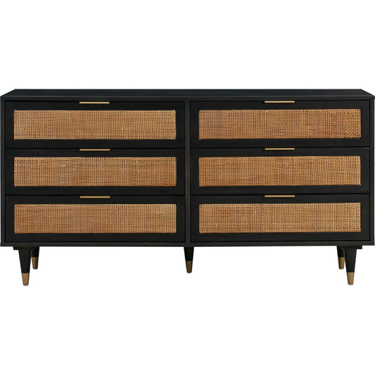 Sierra 6 Drawer Dresser by TOV Furniture. Made from unique in a coastal style.