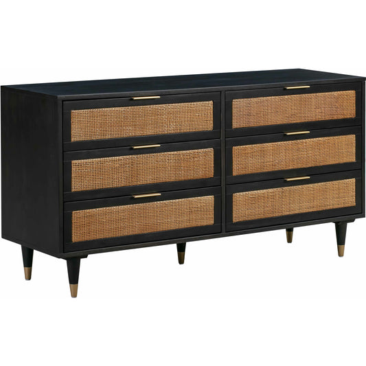 Sierra 6 Drawer Dresser by TOV Furniture. Made from unique in a coastal style.
