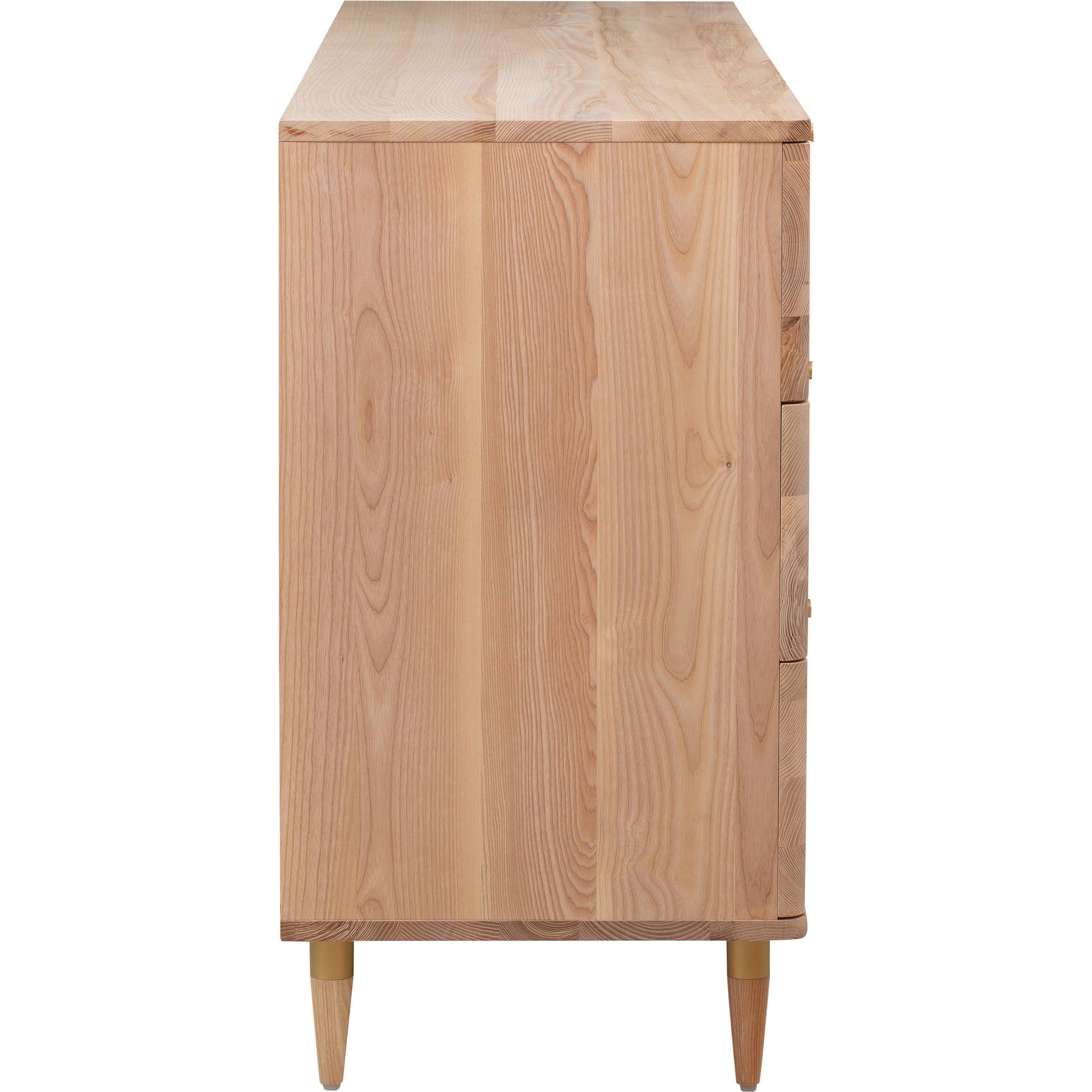 Carmen Cane 6 Drawer Dresser by TOV Furniture in natural. Made from cane, iron, wood in a cottage & farmhouse style.