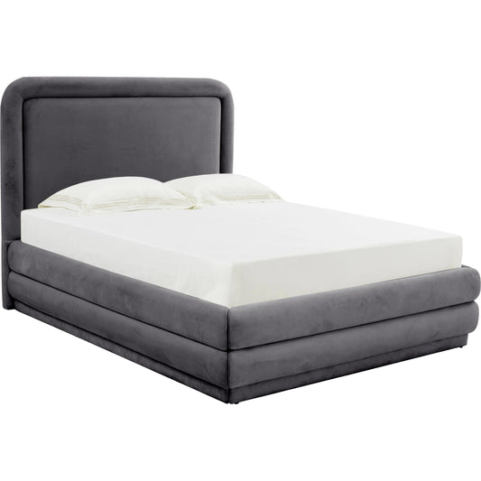 Briella Velvet Bed by TOV Furniture. Made from velvet, wood in a modern style.